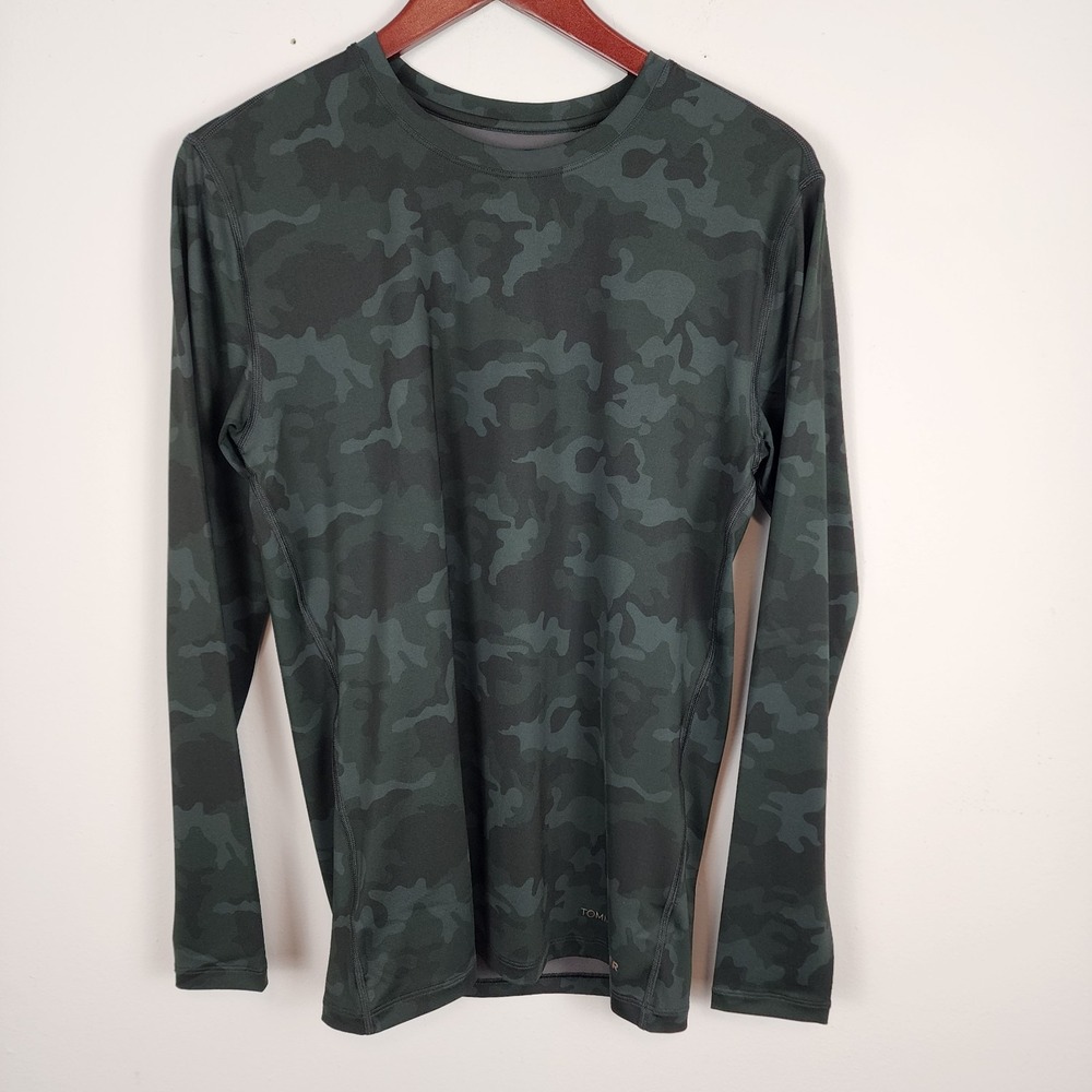 Tommie‎ Copper Men's Pine Camo Core Long Sleeve Crew Shirt Size XL Performance